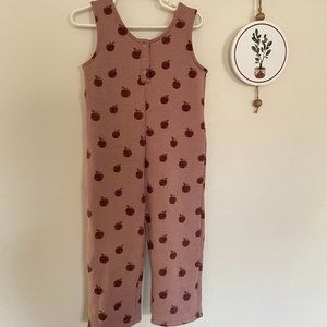 ZARA 2/3T APPLE JUMPSUIT